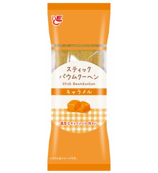 スティックバウムクーヘン　キャラメル