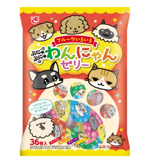 36個わんにゃんゼリー