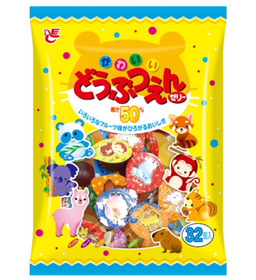 32個どうぶつえんゼリー