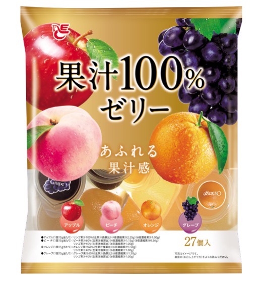 27個果汁100%ゼリー
